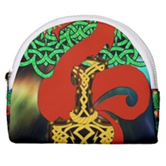 Ragnarok Dragon Monster Horseshoe Style Canvas Pouch by HermanTelo