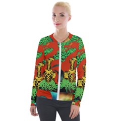 Ragnarok Dragon Monster Velour Zip Up Jacket