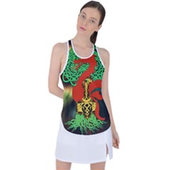 Ragnarok Dragon Monster Racer Back Mesh Tank Top