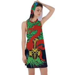 Ragnarok Dragon Monster Racer Back Hoodie Dress