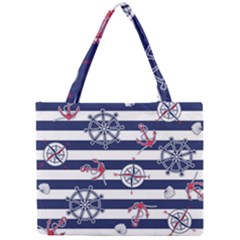 Seamless-marine-pattern Mini Tote Bag by BangZart