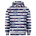 Seamless-marine-pattern Men s Overhead Hoodie View1