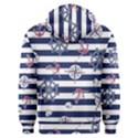 Seamless-marine-pattern Men s Overhead Hoodie View2