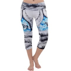 Hands Horse Hand Dream Capri Yoga Leggings