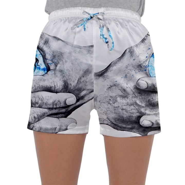 Hands Horse Hand Dream Sleepwear Shorts