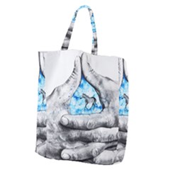 Hands Horse Hand Dream Giant Grocery Tote