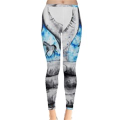 Hands Horse Hand Dream Inside Out Leggings by HermanTelo