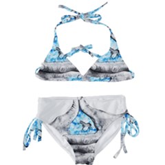 Hands Horse Hand Dream Kids  Classic Bikini Set by HermanTelo