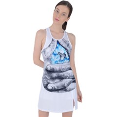 Hands Horse Hand Dream Racer Back Mesh Tank Top by HermanTelo