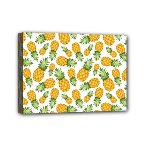 Pineapples Mini Canvas 7  X 5  (stretched) by goljakoff