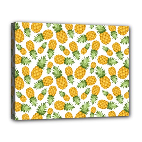 Pineapples Canvas 14  X 11  (stretched)