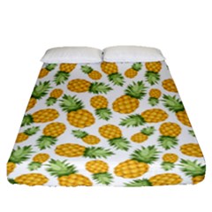 Pineapples Fitted Sheet (queen Size)