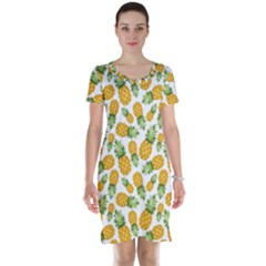 Pineapples Short Sleeve Nightdress by goljakoff