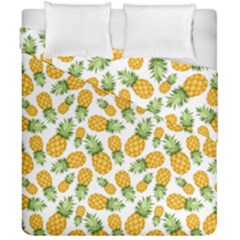 Pineapples Duvet Cover Double Side (california King Size)