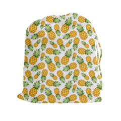 Pineapples Drawstring Pouch (2xl) by goljakoff