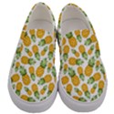 Pineapples Men s Canvas Slip Ons View1