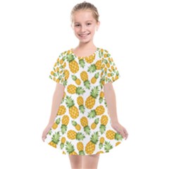 Pineapples Kids  Smock Dress by goljakoff