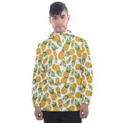 Pineapples Men s Front Pocket Pullover Windbreaker