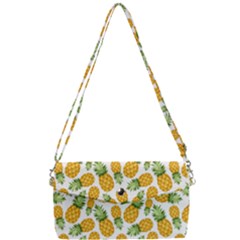 Pineapples Removable Strap Clutch Bag