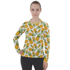 Pineapples Women s Pique Long Sleeve Tee