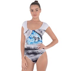 Hands Horse Hand Dream Short Sleeve Leotard 