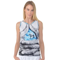 Hands Horse Hand Dream Women s Basketball Tank Top