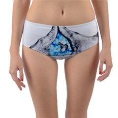 Hands Horse Hand Dream Reversible Mid-waist Bikini Bottoms