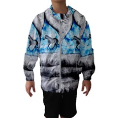 Hands Horse Hand Dream Kids  Hooded Windbreaker by HermanTelo