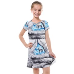 Hands Horse Hand Dream Kids  Cross Web Dress