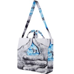 Hands Horse Hand Dream Square Shoulder Tote Bag