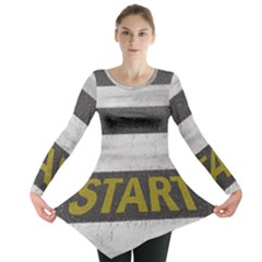 Asphalt Begin Bright Expectation Long Sleeve Tunic 