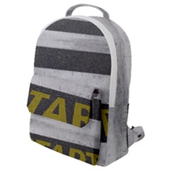 Asphalt Begin Bright Expectation Flap Pocket Backpack (small)