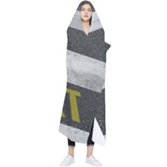 Asphalt Begin Bright Expectation Wearable Blanket