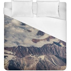 Andes Mountains Aerial View, Chile Duvet Cover (king Size) by dflcprintsclothing