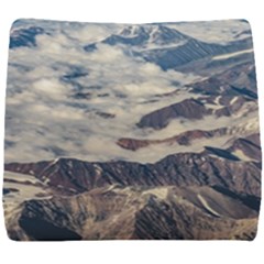 Andes Mountains Aerial View, Chile Seat Cushion by dflcprintsclothing