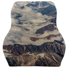 Andes Mountains Aerial View, Chile Car Seat Velour Cushion  by dflcprintsclothing