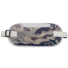 Andes Mountains Aerial View, Chile Rounded Waist Pouch by dflcprintsclothing