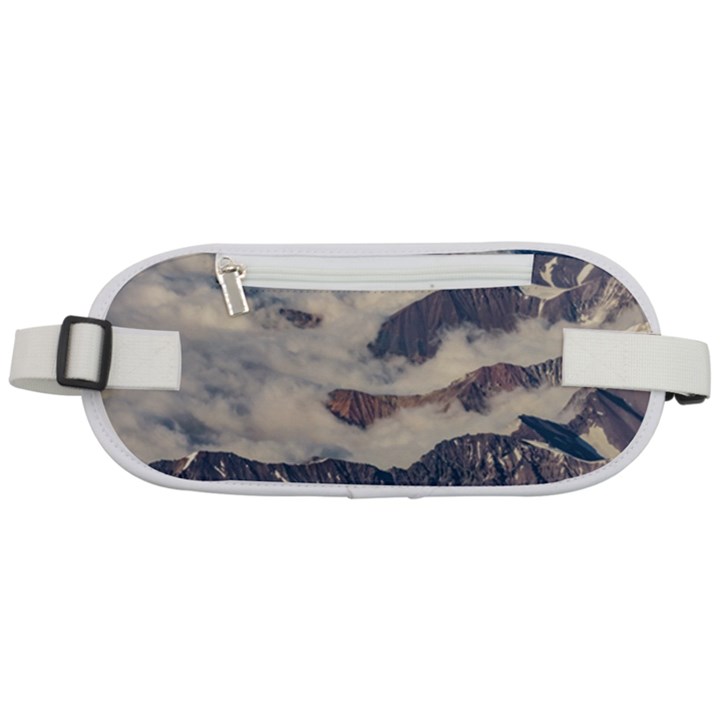 Andes Mountains Aerial View, Chile Rounded Waist Pouch