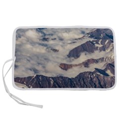 Andes Mountains Aerial View, Chile Pen Storage Case (l) by dflcprintsclothing