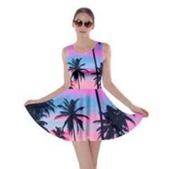 Sunset Palms Skater Dress by goljakoff