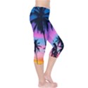 Sunset palms Capri Leggings  View4