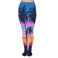 Sunset Palms Tights by goljakoff