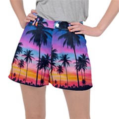 Sunset Palms Ripstop Shorts by goljakoff