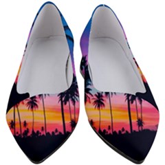 Sunset Palms Women s Block Heels  by goljakoff