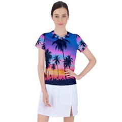 Sunset Palms Women s Sports Top by goljakoff