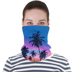 Sunset Palms Face Seamless Bandana (adult) by goljakoff