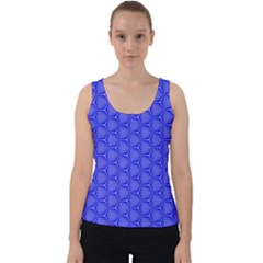 Blue-monday Velvet Tank Top by roseblue