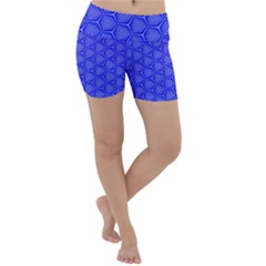 Blue-monday Lightweight Velour Yoga Shorts by roseblue