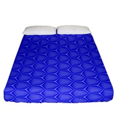 Blue-monday Fitted Sheet (california King Size)