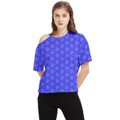 Blue-monday One Shoulder Cut Out Tee